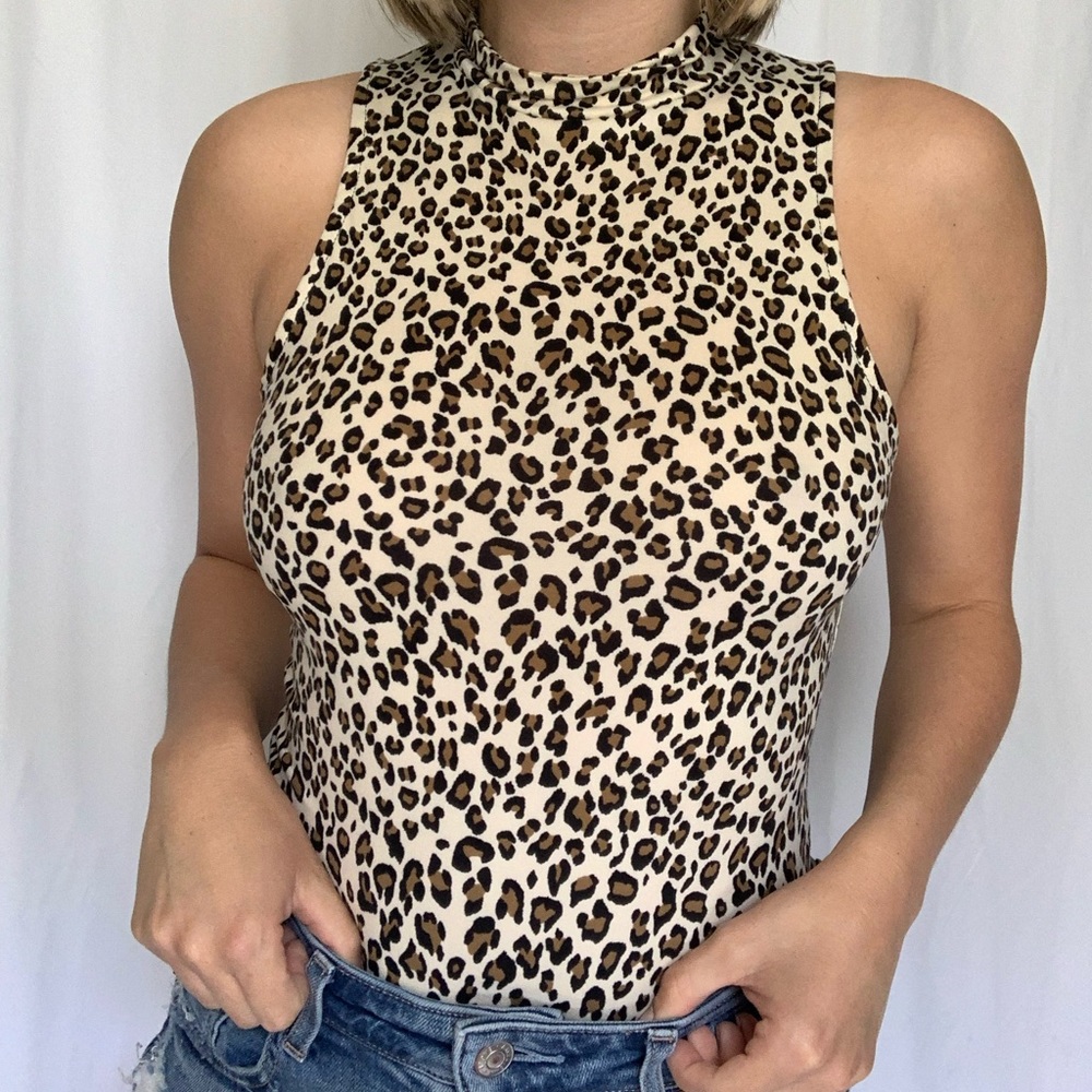 Cheetah tank top